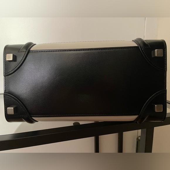 Celine Micro Luggage Handbag in Drummed Calfskin - Picture 10 of 10